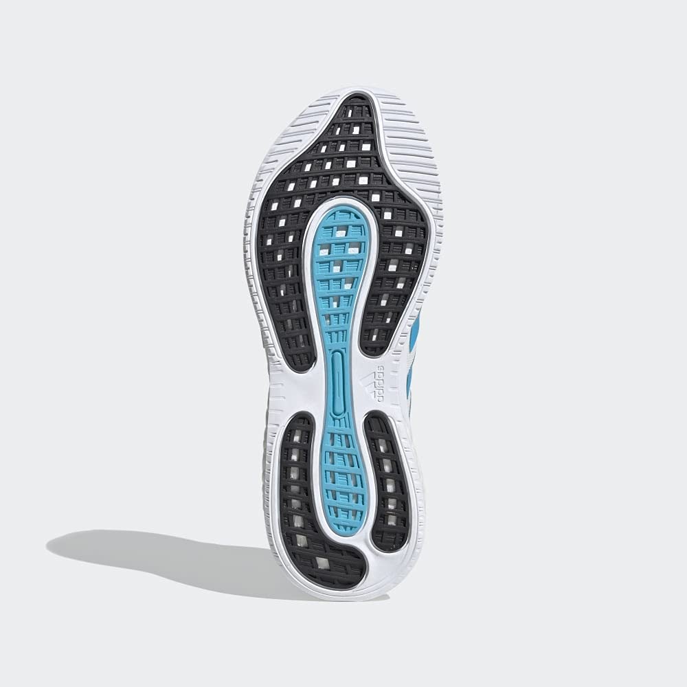 adidas Women's Supernova Running Shoes - Lightweight, Cushioned for Comfort - White/Signal Cyan/Black - Size 6 US - Perfect for Jogging, Gym Workouts & Daily Wear
