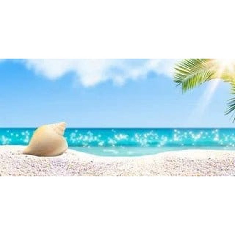 Aqua Natural Hermit Crab Beach Background - Realistic Underwater Scene for Hermit Crab Tanks & Aquariums - Perfect for Reptile Habitats & Fish Tank Decor