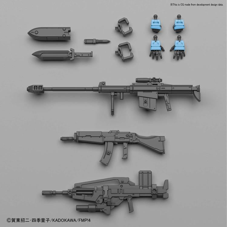 Bandai 1/60 Scale Full Metal Panic M9 Gernsback Ver. IV Aggressor Squadron Plastic Model Kit - Anime Action Figure for Collectors & Display