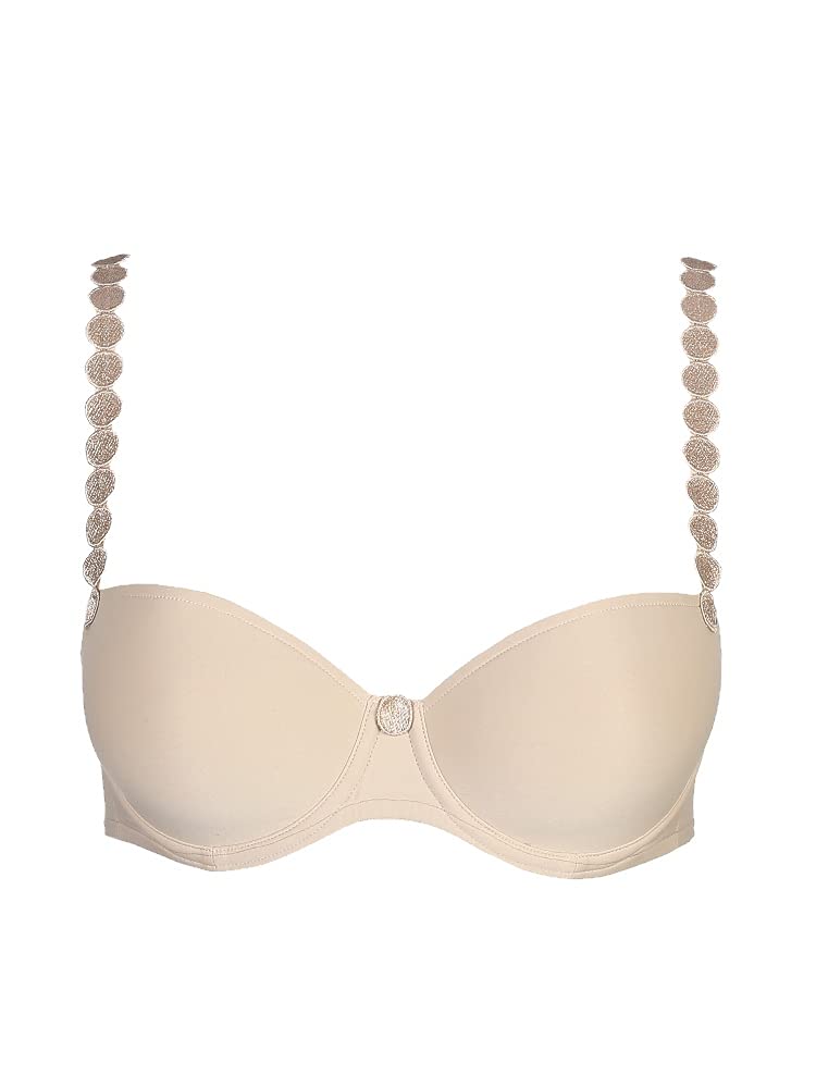 Marie Jo Women's 0829 Tom Balconette Bra - Caffe Latte, 38C - Comfortable Lace Underwire Bra for Everyday Wear & Special Occasions