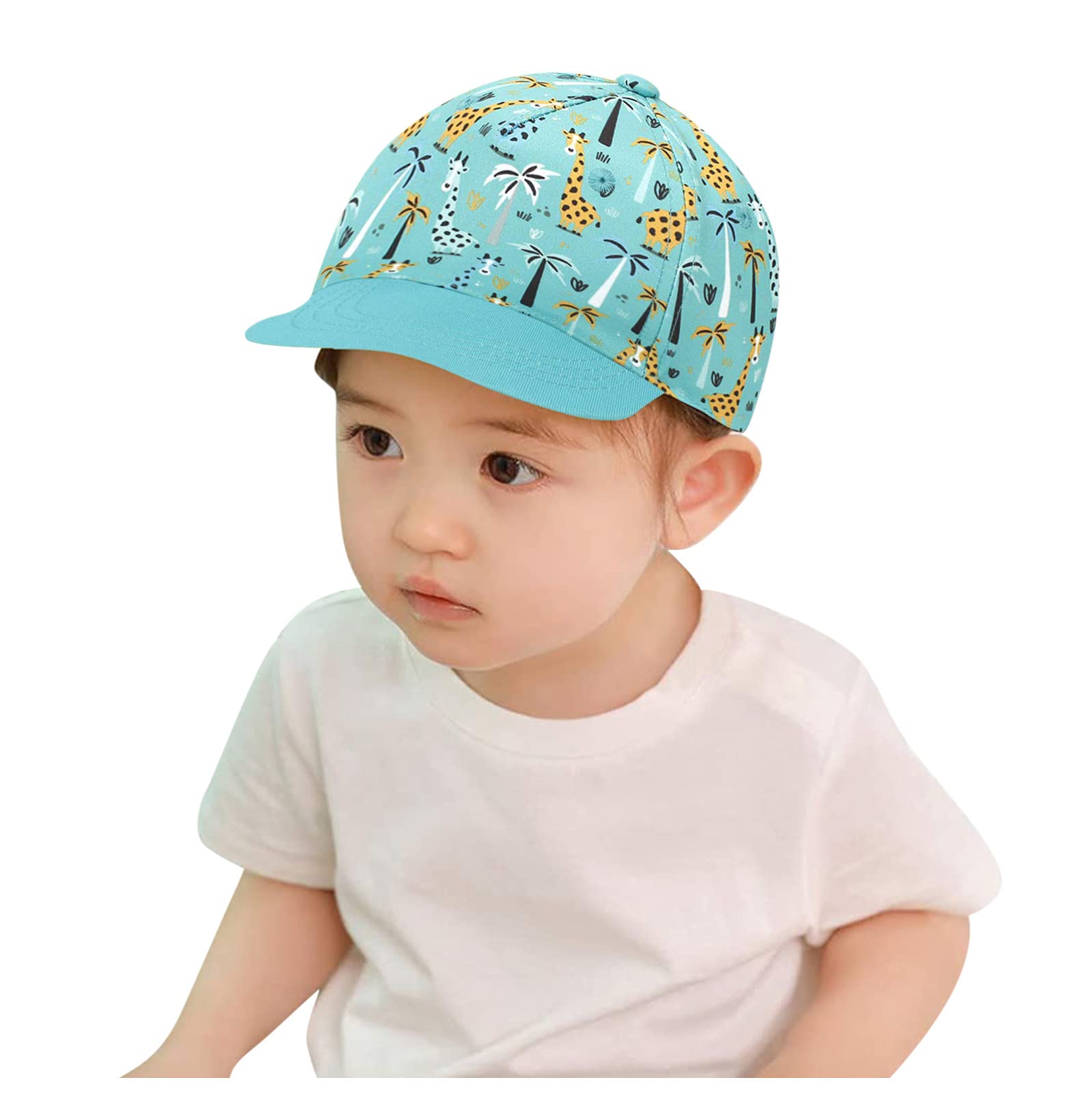 Baby & Toddler Adjustable Sun Visor Hat - UV Protection Summer Trucker Cap for Boys & Girls - Perfect for Outdoor Play, Beach, and Baseball Games