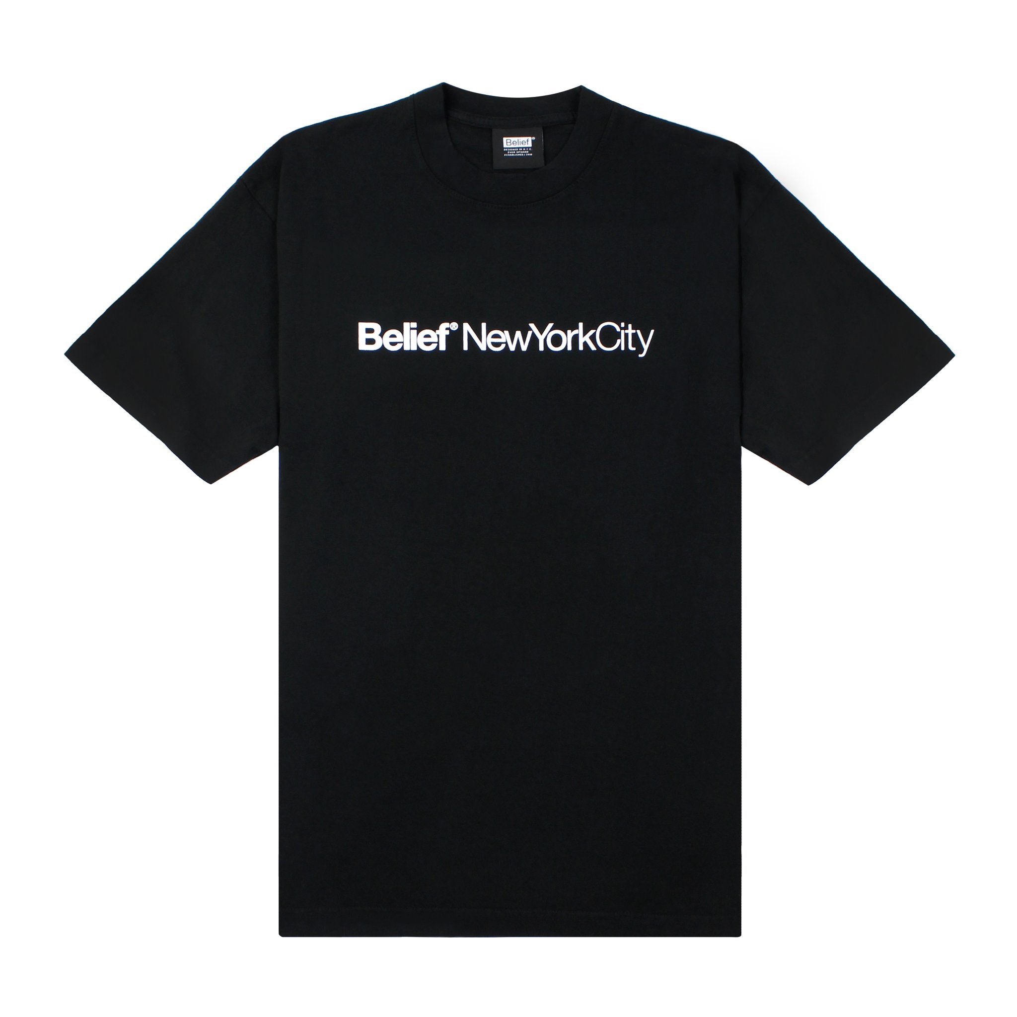 Belief NYC City Graphic T-Shirt for Men & Women - Soft Cotton Crewneck Tee - Stylish Urban Streetwear - Perfect for Casual Outfits, Travel & Everyday Wear