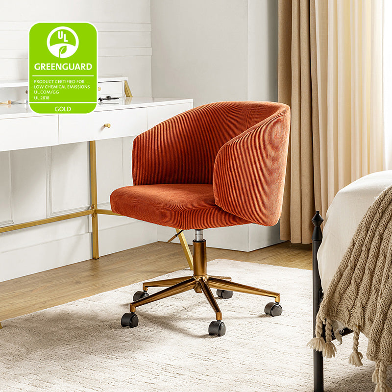 Paolo Task Accent Chair - Modern Home Office Chair with Ergonomic Design for Comfortable Working & Studying | Perfect for Small Spaces, Living Rooms & Reading Nooks