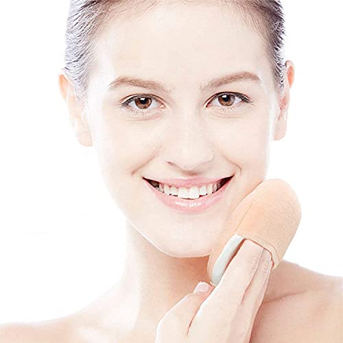 Premium Round Cotton Powder Puff - Soft Makeup Foundation Sponge for Flawless Application - Ideal for Men & Women - 2-Pack Cosmetic Tools - Perfect for Travel & Everyday Makeup Routine