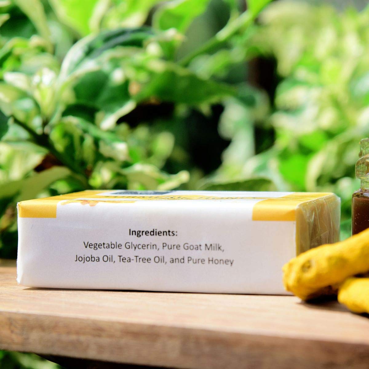 Future Organics Turmeric Honey & Goat Milk Bathing Body Soap - Pack of 2 (100g Each) | 100% Pure Natural Herbal Ingredients | Moisturizing & Exfoliating for Dry Skin | Perfect for Spa Day & Relaxing Bath Time