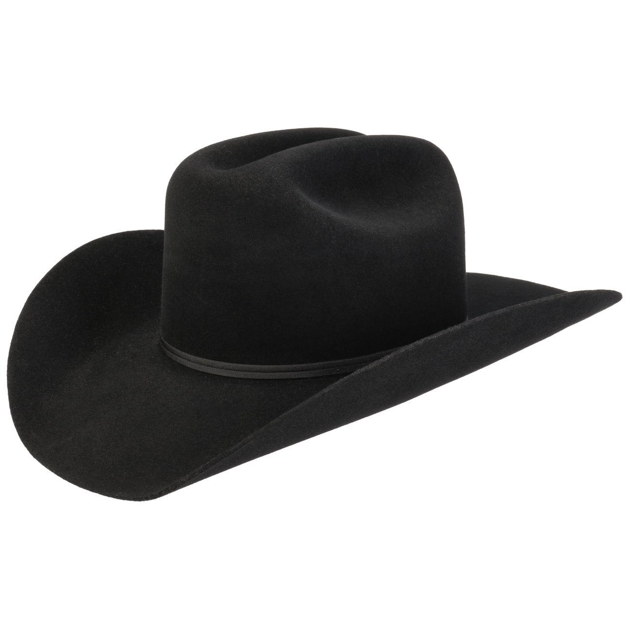 JJ Hats Buffalo Pinch Western Wool Felt Cowboy Hat - Classic Rodeo Style for Men & Women - Perfect for Country Music Festivals, Rodeos & Western Fashion