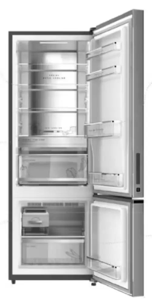 Whirlpool WB3560EUXX 313L Bottom Mount Refrigerator Freezer - Stainless Steel Energy Efficient for Kitchen, Home & Office Use