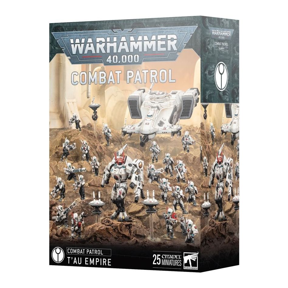 T'au Empire Combat Patrol (2024) - Sudden Dawn Cadre Warhammer 40K Miniature Set for Tabletop Battles & Strategy Gaming