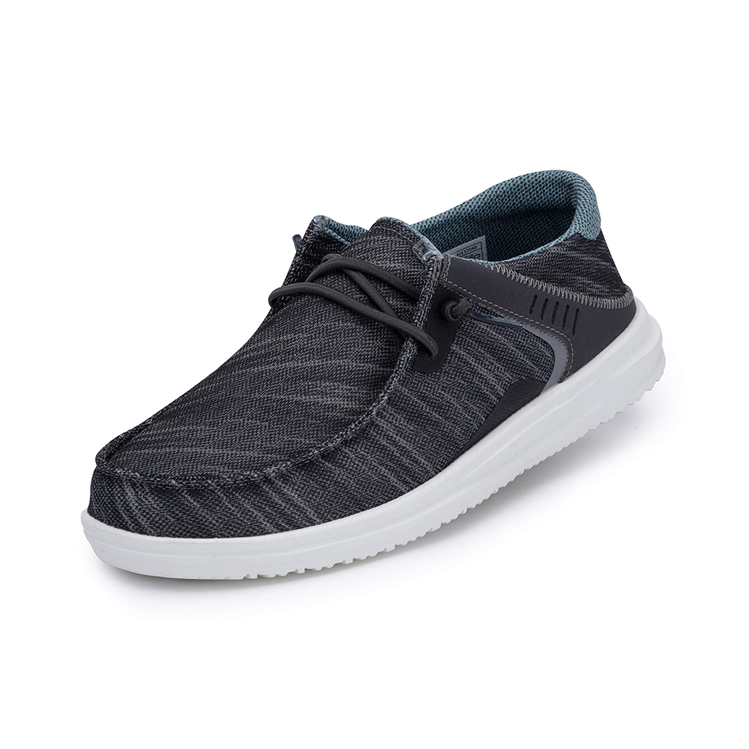 Hey Dude Men's Wally Frontier Shoes - Lightweight & Comfortable Casual Loafers for Walking, Travel & Everyday Wear - Perfect for Work, Outdoors & Relaxation
