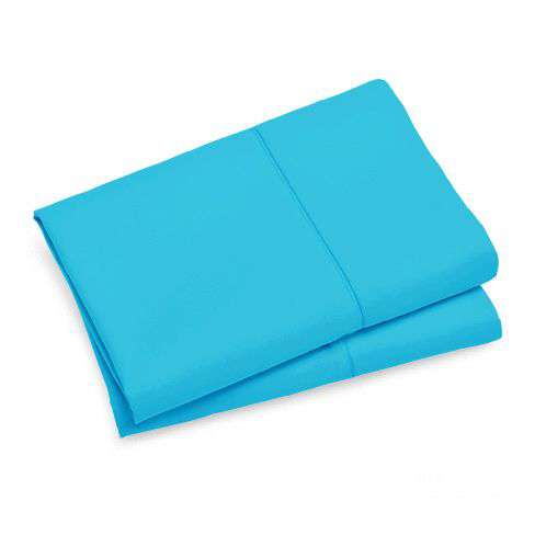 Premium 1000TC Ultra Soft Queen Size Pillowcases (2 Pack) - Light Blue - Luxury Bedding for Hotels, Home & Guest Rooms