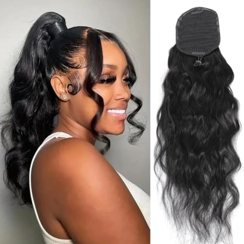 Body Ponytail Natural Black