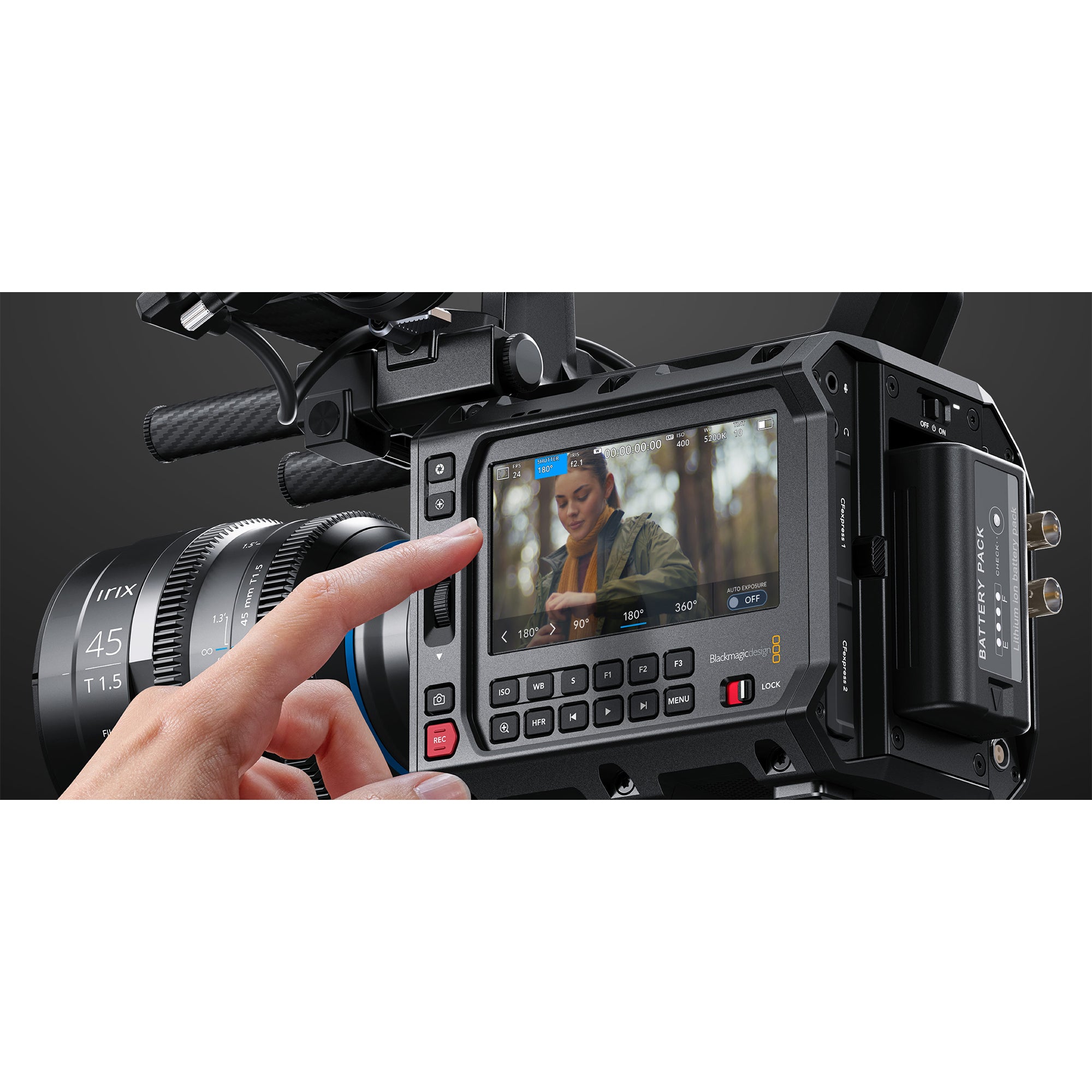 Blackmagic Design PYXIS 12K Professional Cinema Camera with EF Mount - Perfect for Filmmaking, Broadcast & High-End Video Production