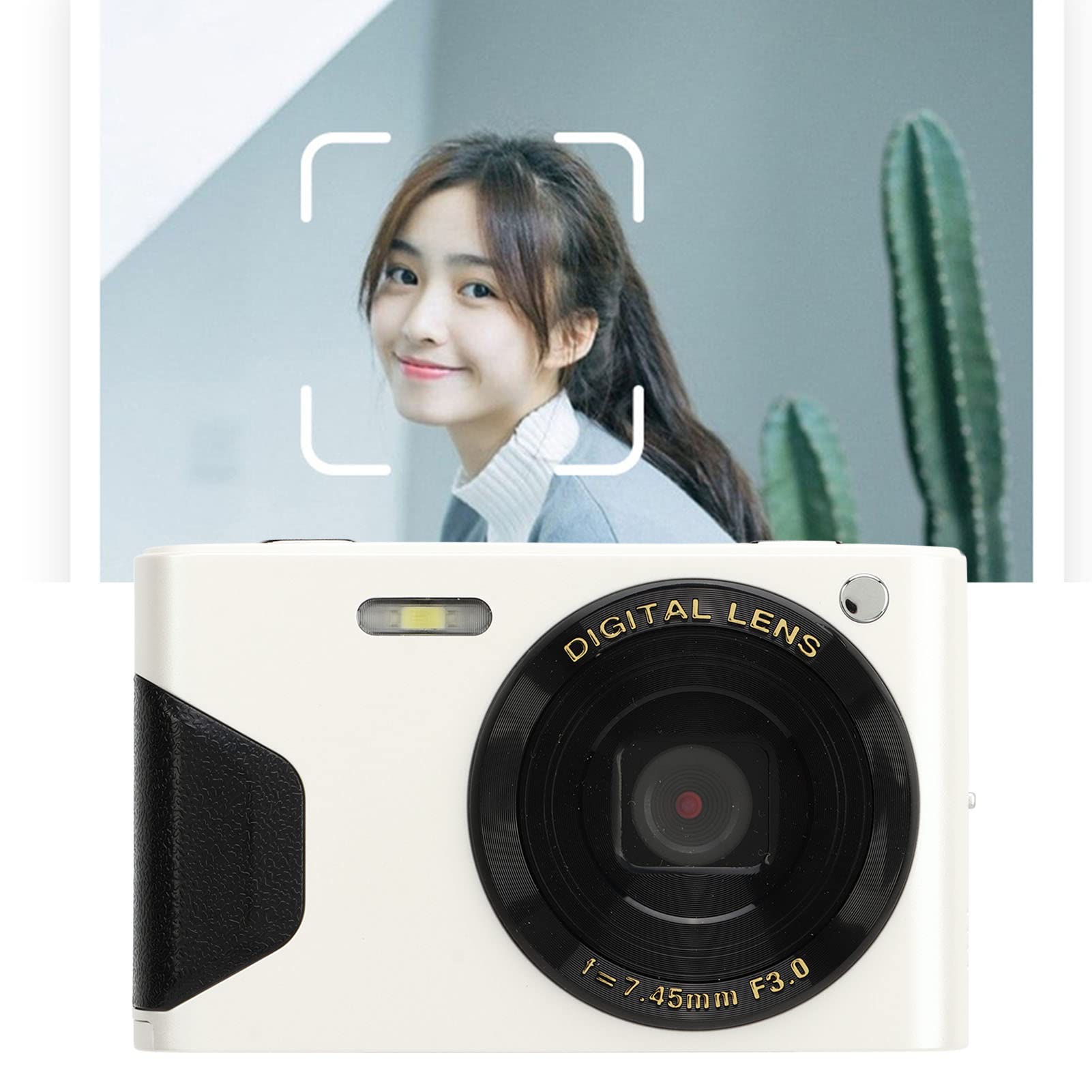 30MP 1080P Vlogging Camera with 8X Zoom - Perfect for Travel & Selfies