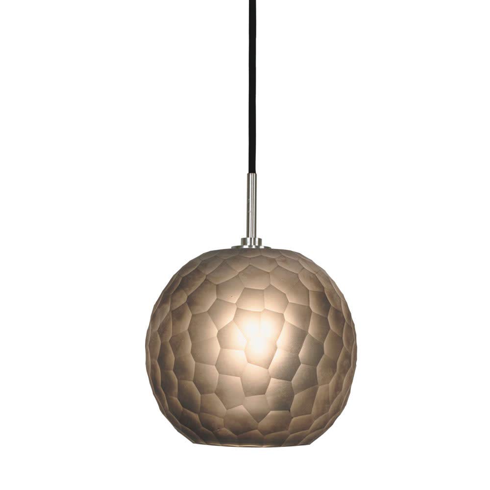 Jesco Lighting Group PD409-SM/BN 1-Light Modern Pendant with Brushed Nickel Socket - 60W 120V Line Voltage Ceiling Light Fixture - Perfect for Kitchen Island, Dining Room & Bedroom Lighting