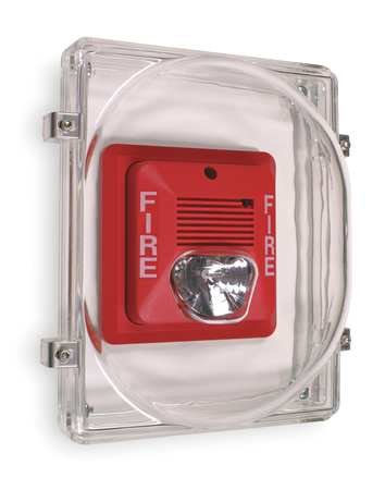 4 Inch Audible and Strobe Alarm Guard - Flush Mount for Enhanced Safety in Warehouses, Factories, and Commercial Buildings