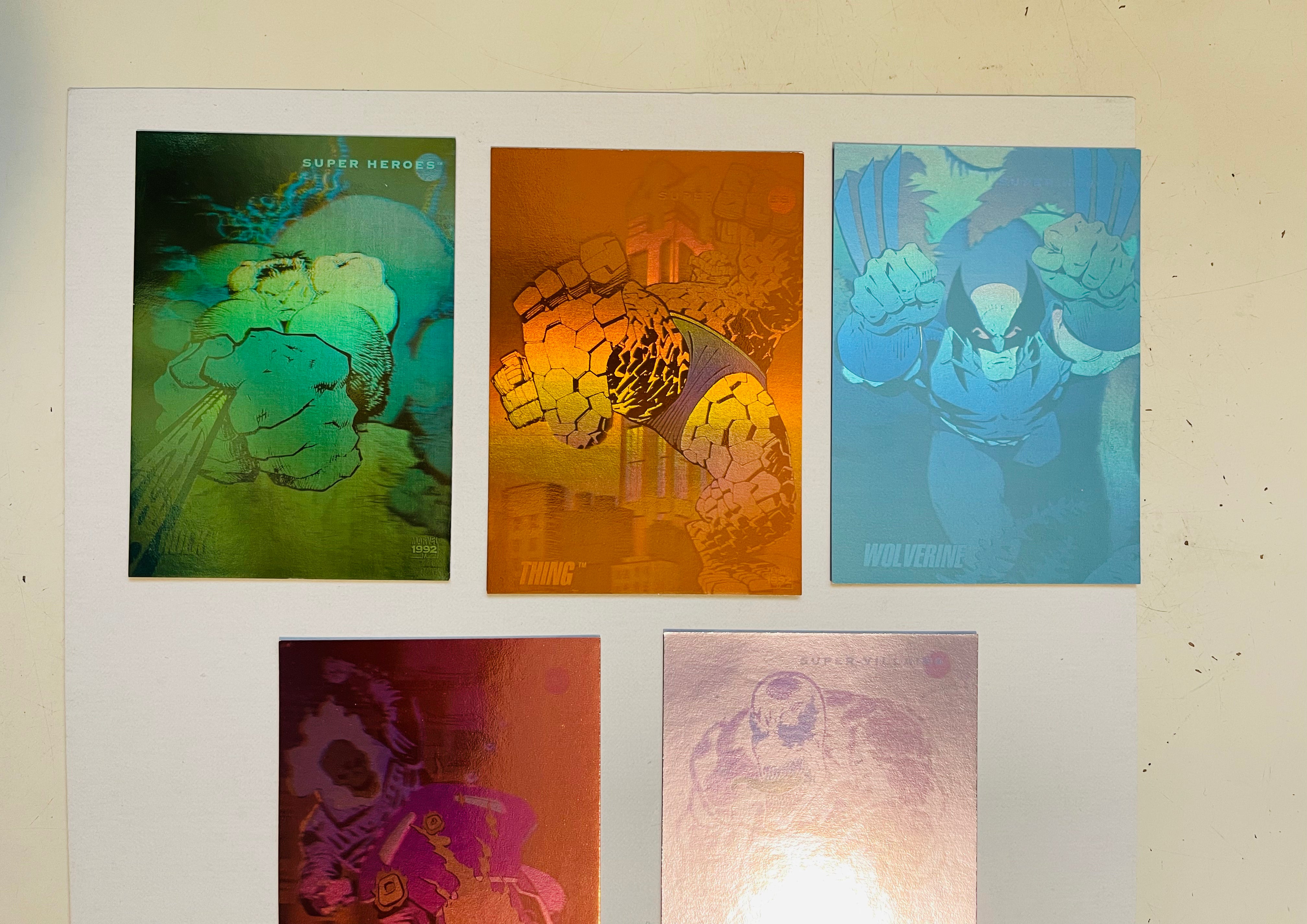 1993 Marvel Universe Series 3 Rare Hologram Insert Set - Complete Collector's Edition for Comic Book Fans & Action Figure Enthusiasts