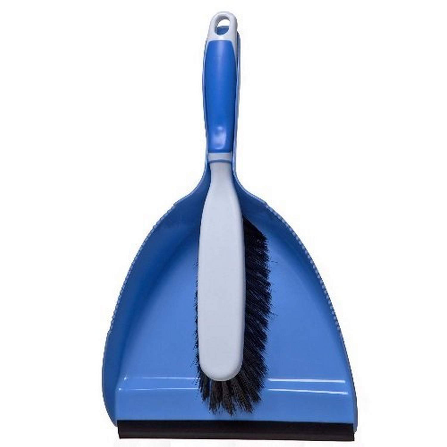 Simple Spaces Hand Broom with Dust Pan - Compact Cleaning Set for Home, Kitchen, Garage & Outdoor Use