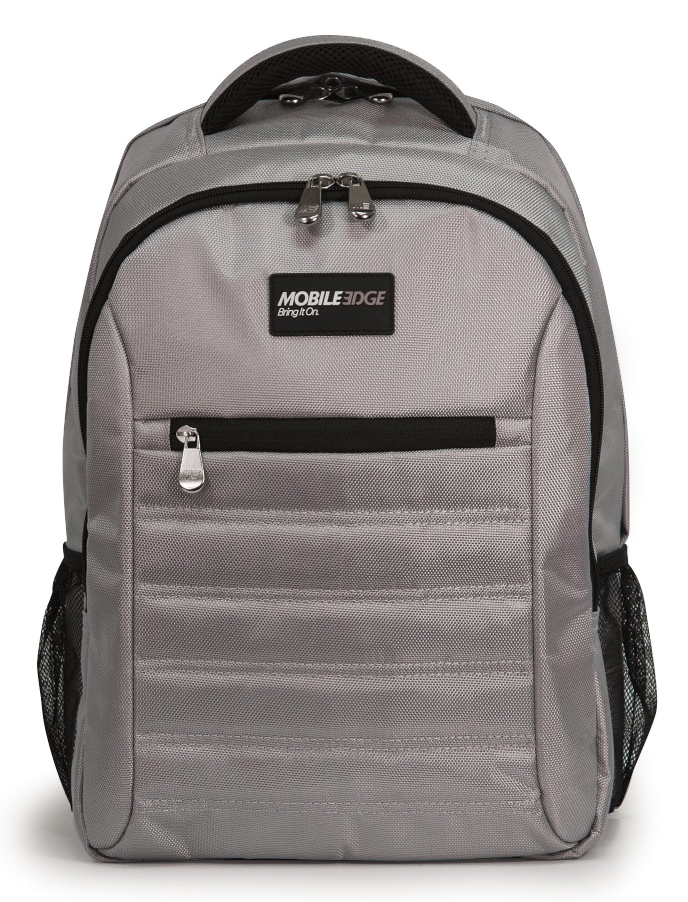 Mobile Edge SmartPack Laptop Backpack for Men & Women - 16 Inch Laptop Compatible - Ultra Lightweight Business & Travel Backpack (Silver) - Perfect for Office Commute, College Students & Airplane Carry-On