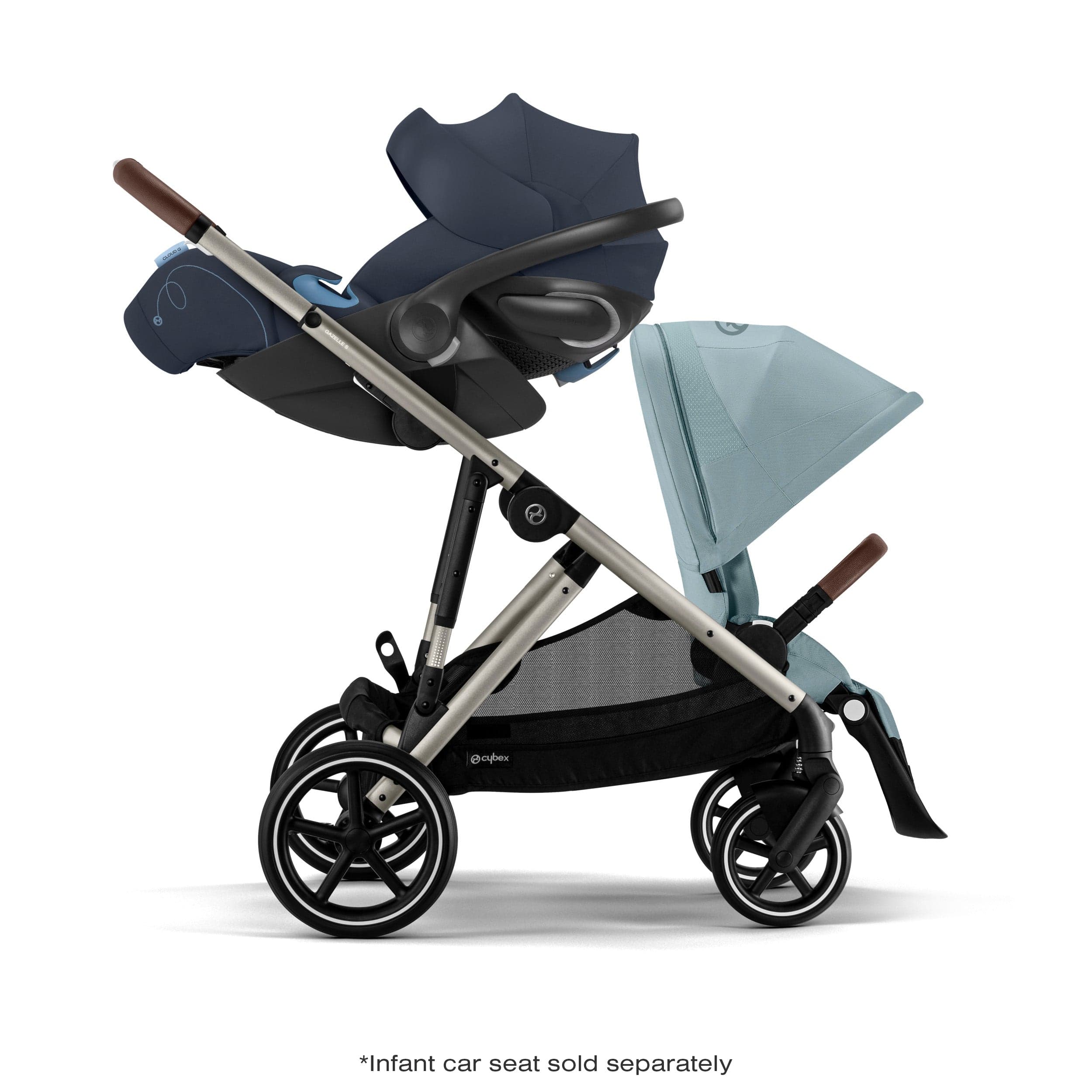 Cybex Gazelle S 2 Stroller - Lightweight Travel Stroller for Toddlers & Infants | Compact Foldable Design with Adjustable Seat | Perfect for Shopping, Travel & Daily Walks