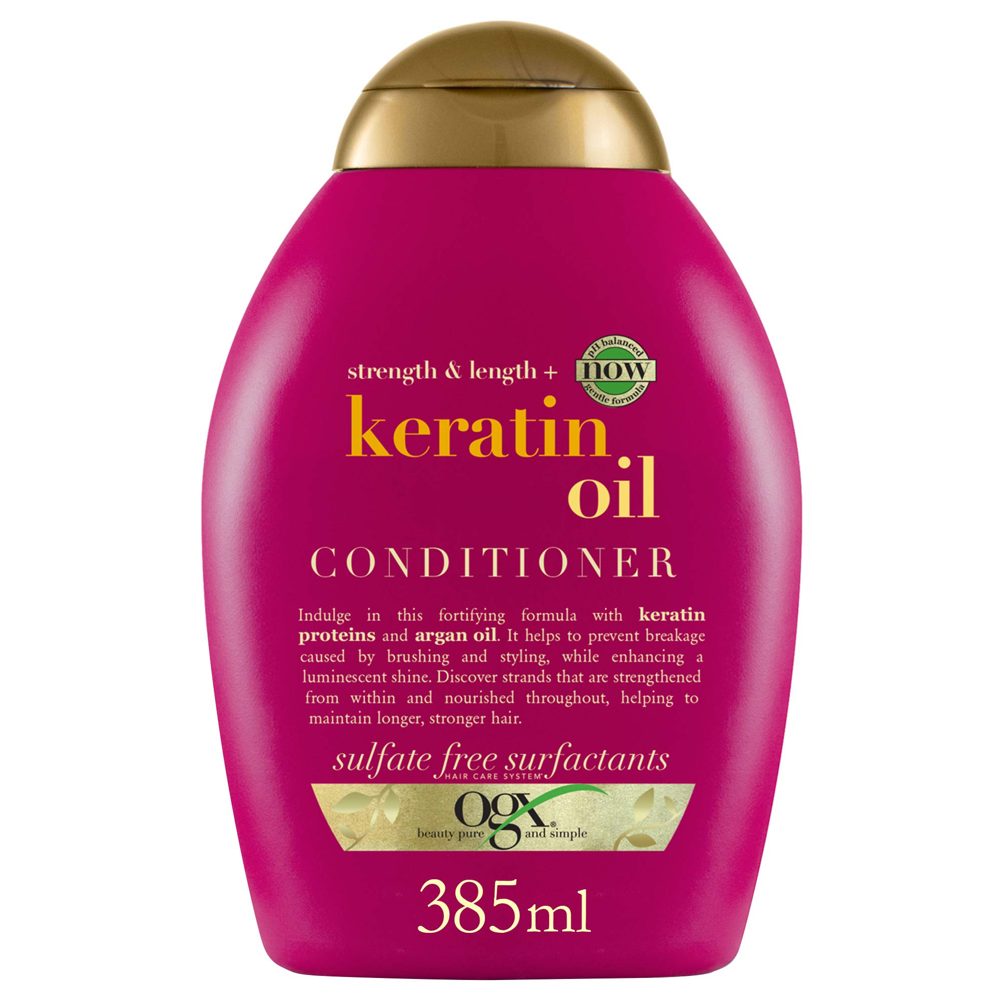 OGX Biotin & Collagen Hair Thickening Shampoo & Anti-Breakage Keratin Conditioner Set for Dry Hair, 13 oz Each – Volumizing & Repairing Hair Care for Thicker, Stronger Locks – Perfect for Daily Use at Home or Salon