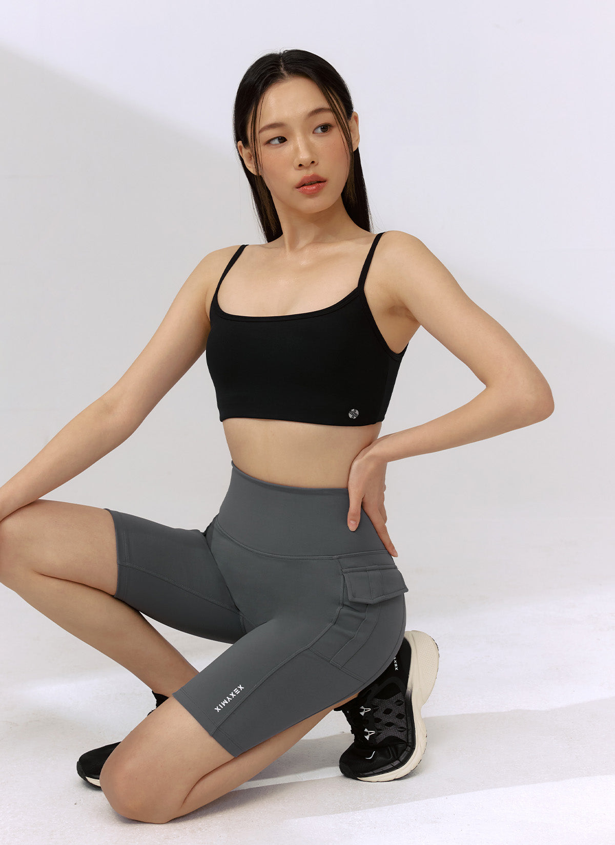 Black Label 360N Out Pocket Leggings for Women - High Waisted Yoga Pants with Side Pockets - 4.5