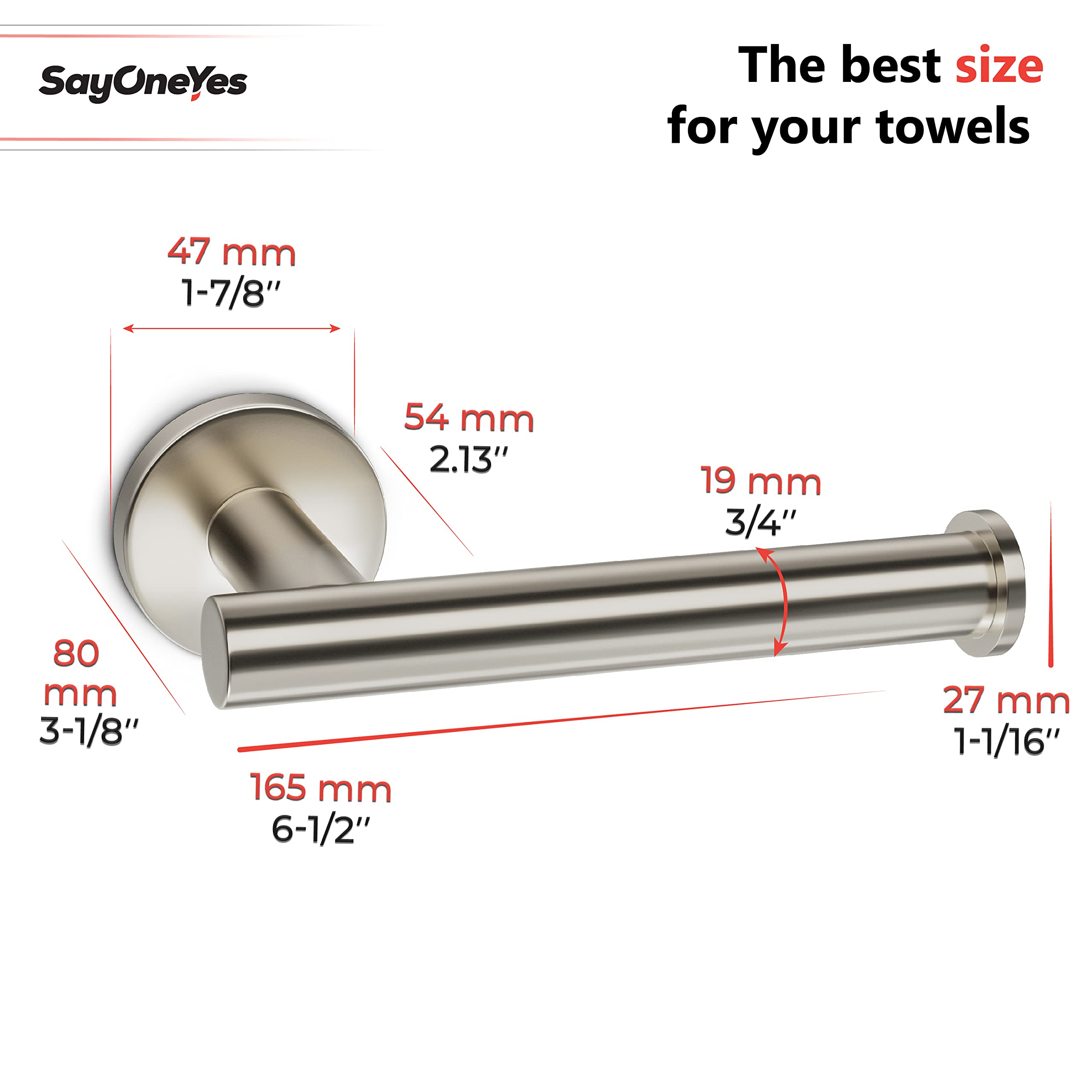 Brushed Nickel Toilet Paper Holder Wall Mount – SUS304 Stainless Steel Rotate Proof Modern Bathroom Tissue Roll Holder – 2 Pack for Home, Kitchen, Washroom – Durable & Stylish Bathroom Accessory for Easy Paper Access