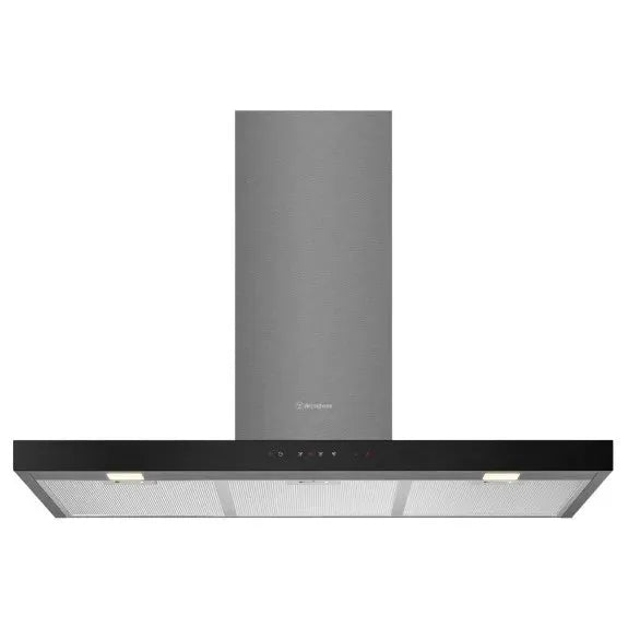 Westinghouse 90cm Stainless Steel Range Hood with Canopy - Powerful Kitchen Ventilation for Smoke & Odor Removal - Perfect for Modern Home Cooking & Grilling
