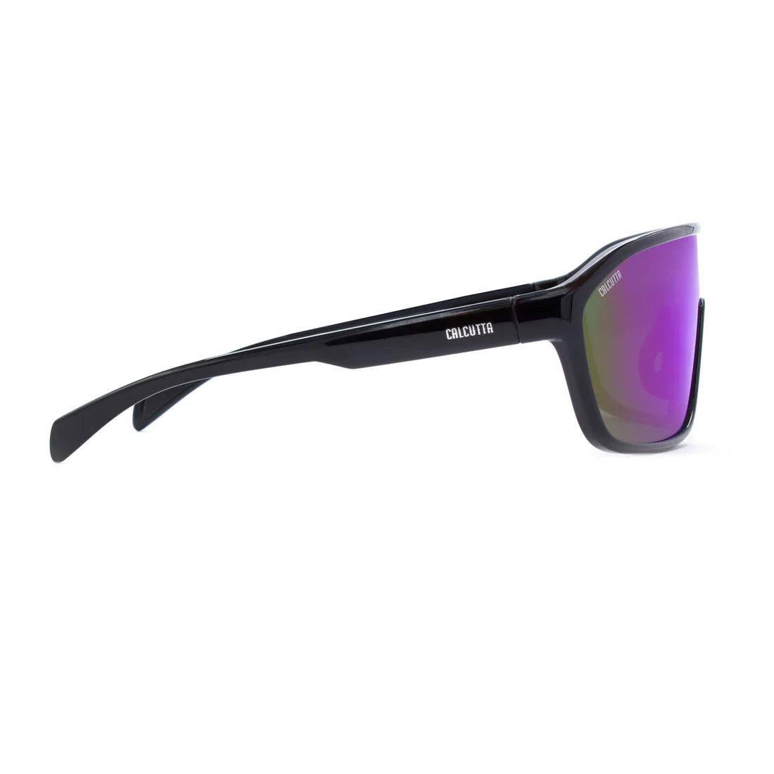 Black Polarized Sports Sunglasses with Blue Mirror Lens - UV Protection for Running, Cycling & Outdoor Activities