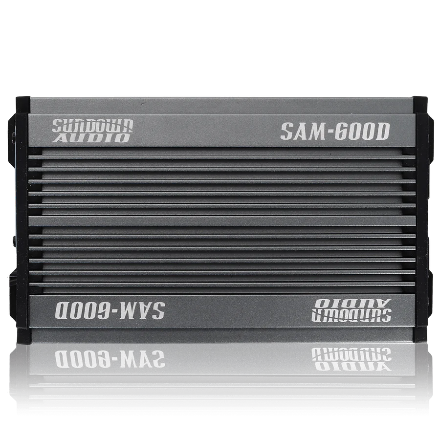 SUNDOWN AUDIO Powersports SAM 600D v.2 600W Mono Block Marine Micro Class D Amplifier - High Power Car Audio Amp for Boats, ATVs & Motorcycles