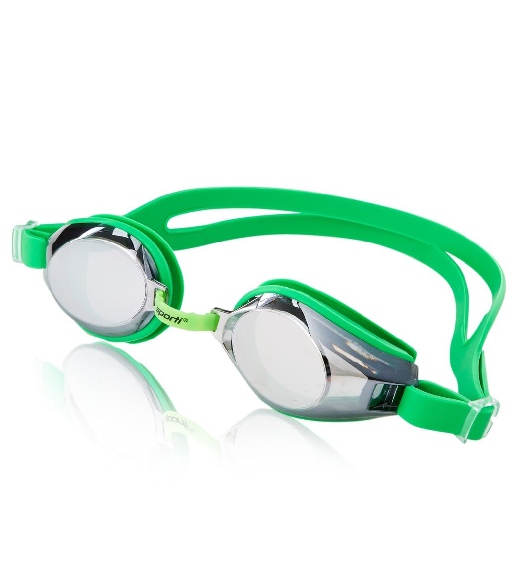 Sporti Unisex Adult Swimming Goggles - Anti-Fog & Shatter-Resistant Swim Goggles for Men & Women with Mirror/Non-Mirror Lens Options | Perfect for Lap Swimming, Triathlon Training & Recreational Water Sports
