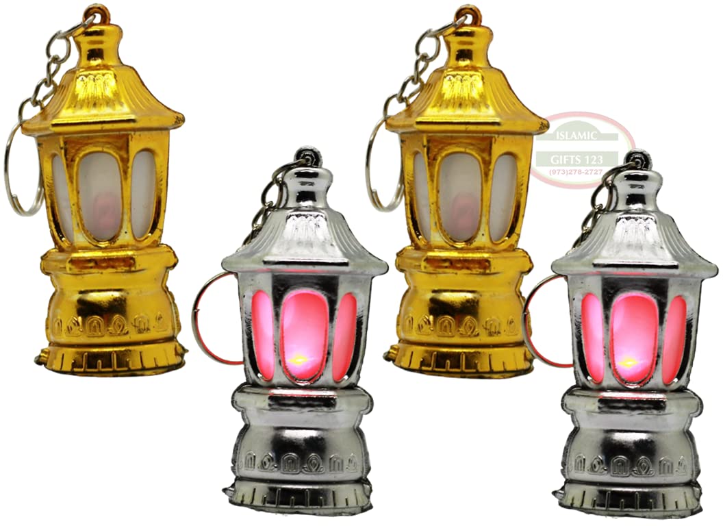 Ramadan Lantern 60 Fanoos - Happy Ramadan Kareem Decoration, Arabic Moroccan Egyptian Style - Islamic Home Decor for Ramadan & Eid Celebrations - Perfect for Parties, Gifts & Keychains