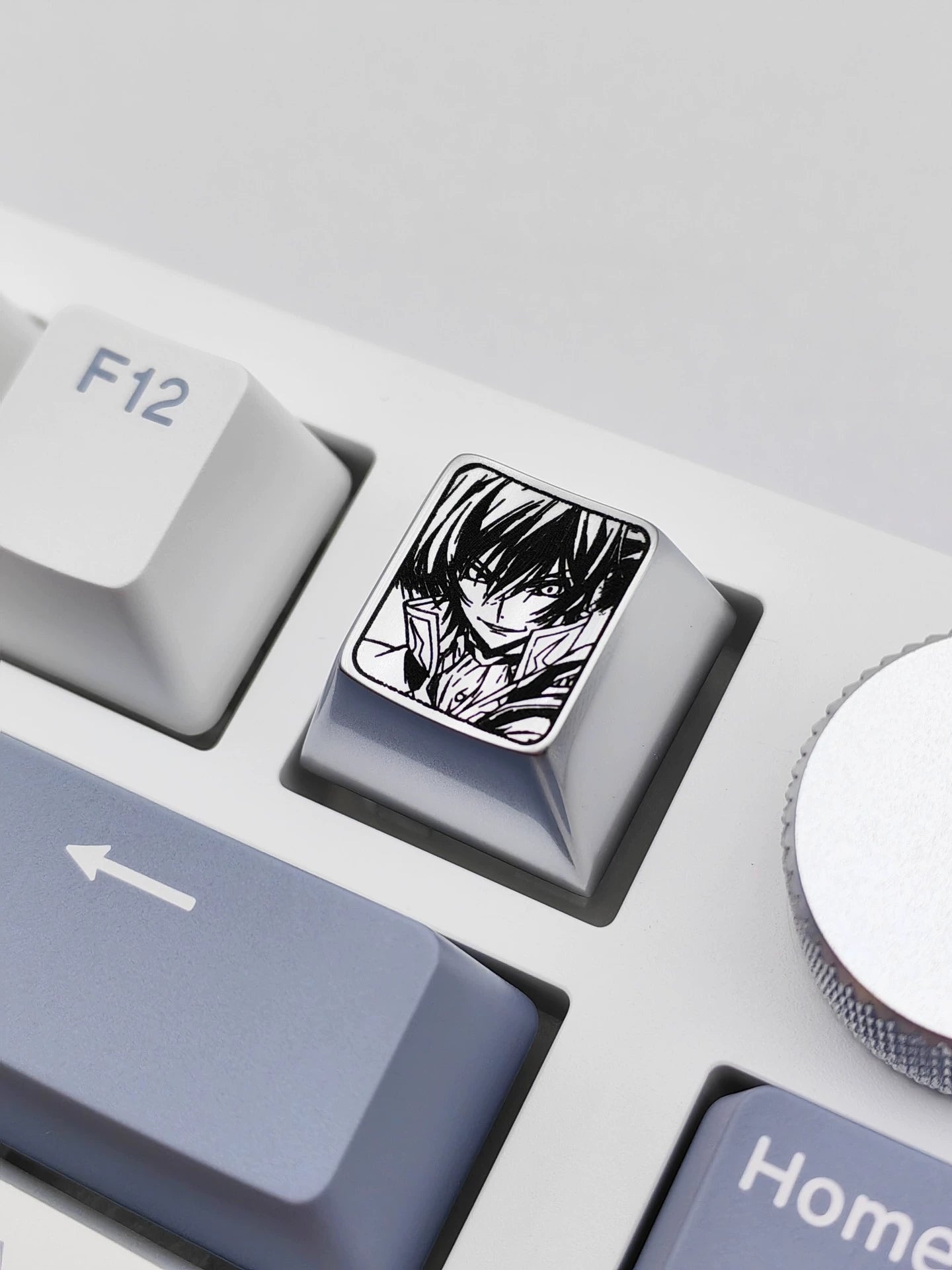 CODE GEASS Lelouch of the Rebellion C.C. Anime Keycaps - Zinc Alloy Custom Mechanical Keyboard Keycaps for Gaming & Typing Enthusiasts