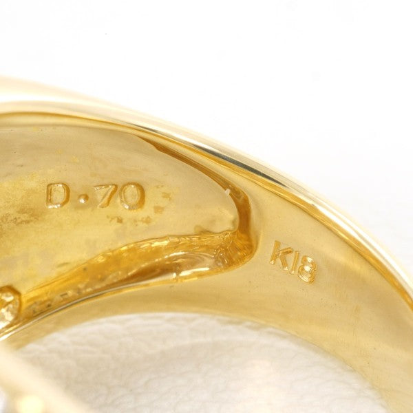 18K Yellow Gold Diamond Ring for Women - Elegant Solitaire Engagement & Wedding Band - Perfect for Proposals, Anniversaries & Special Occasions