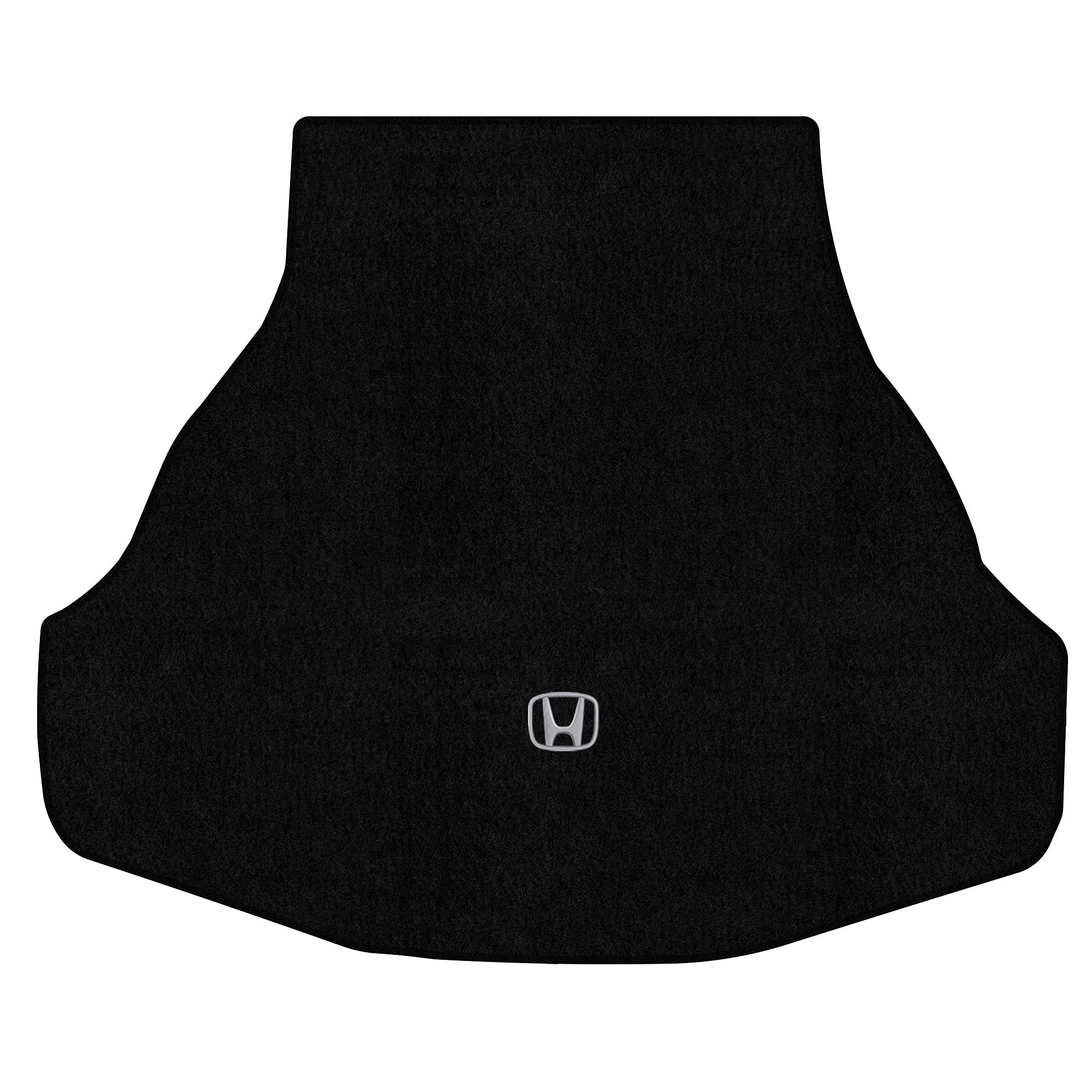 Premium Custom-Fit Carpet Floor Mats for 2013-2017 Honda Accord Sedan - Luxury Car Floor Liners with Honda H Silver Logo (Black, Includes Trunk Mat) - Perfect for All-Weather Protection & Interior Style Upgrade