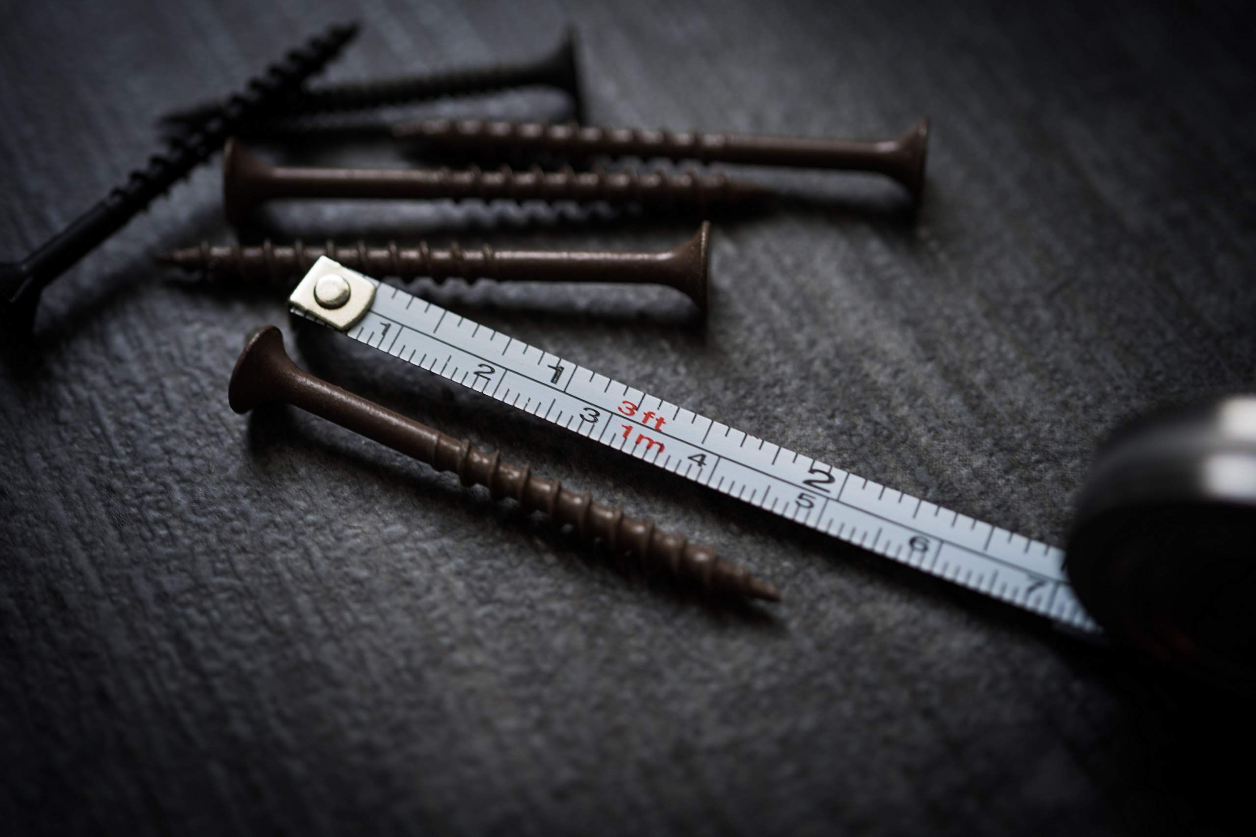 Ti-Tape Titanium Retractable Tape Measure - 3ft Pocket-Sized Ruler with Stonewashed Finish - Dual Imperial & Metric Scales - Keychain Clip for EDC - Lightweight & Durable for Construction, DIY Projects, Outdoor Adventures & Everyday Carry