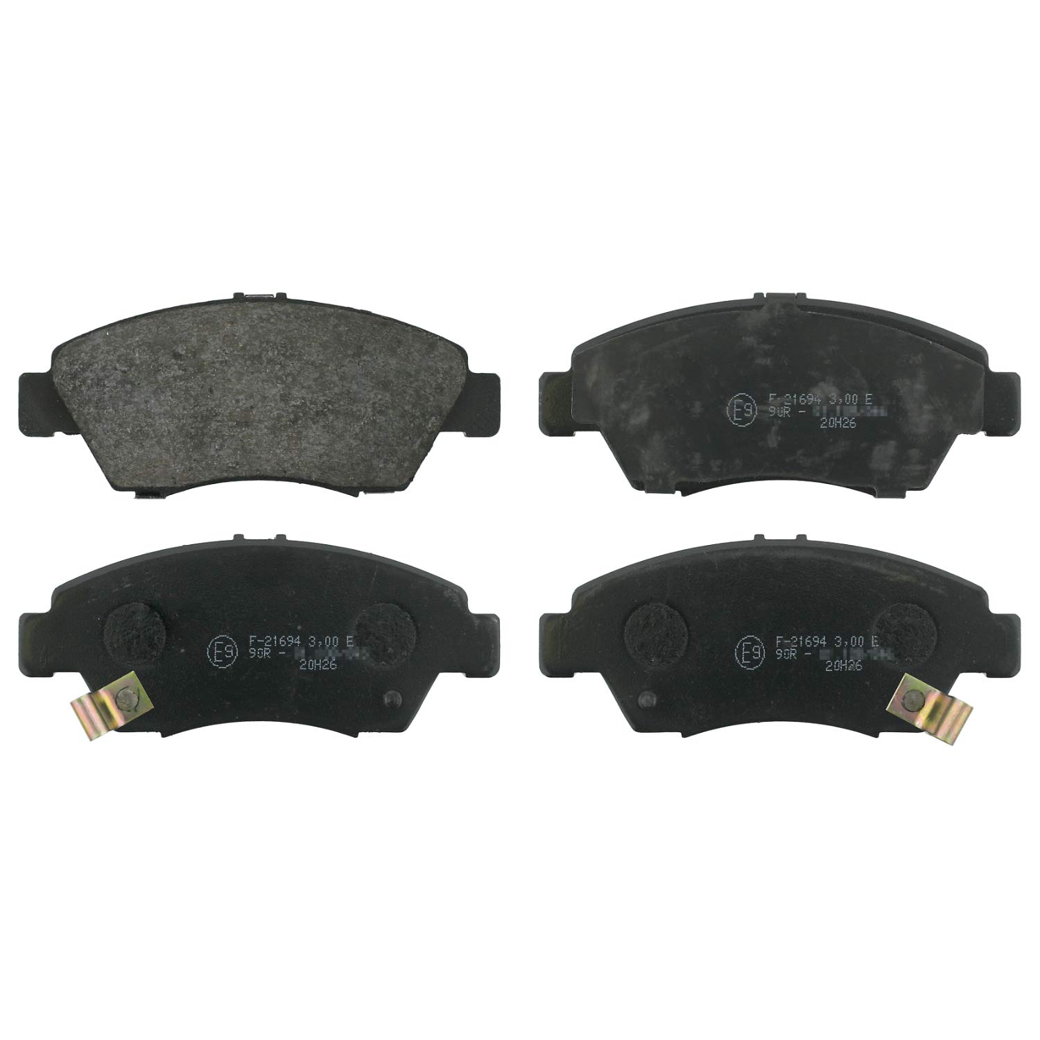 Febi Bilstein 16305 Brake Pad Set - High Performance Disc Brake Pads for Smooth & Quiet Stopping - Perfect for Audi, VW, BMW & Mercedes Vehicles - Ideal for City Driving & Highway Commuting