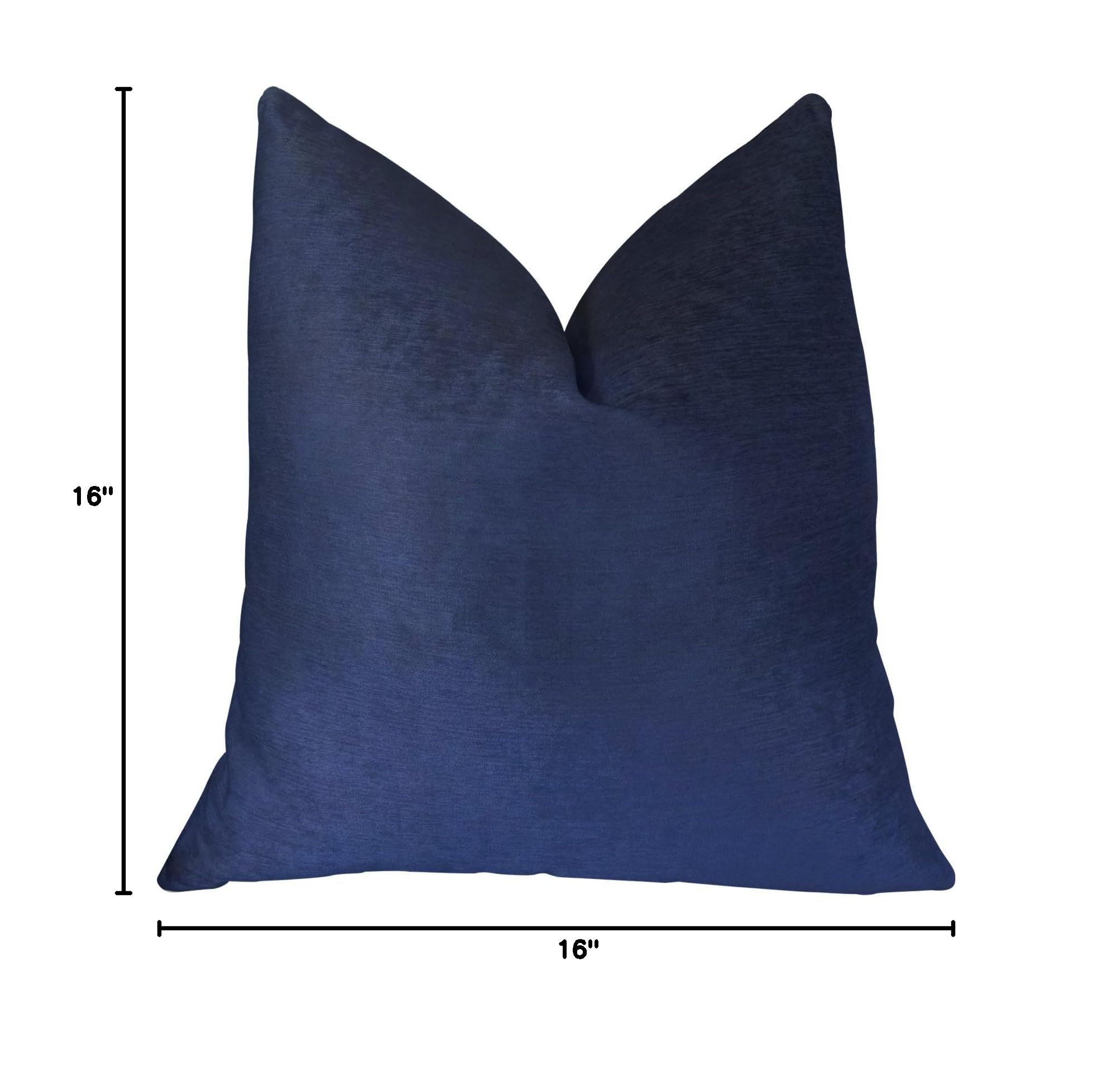 Plutus Pure Handmade Luxury Pillow 16x16 Inches - Premium Decorative Throw Pillow for Sofa, Bed & Home Decor - Soft & Comfortable Cushion for Living Room, Bedroom & Nursery