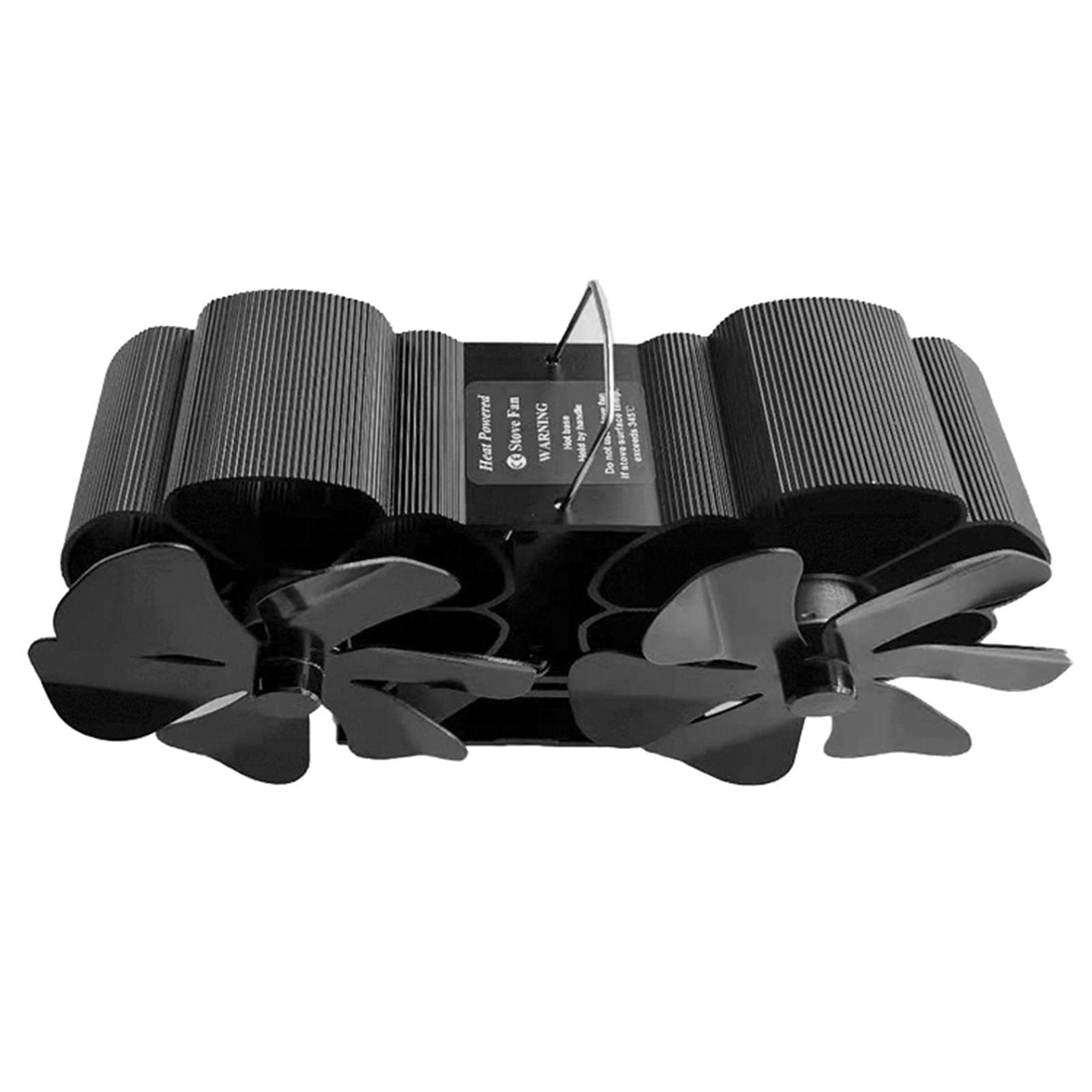 Eco-Friendly 12-Blade Heat Powered Stove Fan - Efficient Fireplace Fan for Wood Stoves & Fireplaces - Perfect for Home Heating and Energy Savings