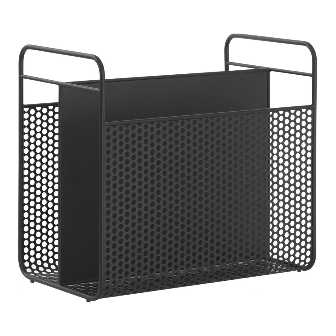Vintage Wooden Analog Magazine Rack - Set of 2 - Wall Mounted Newspaper & Book Holder for Living Room, Office, or Library Organization