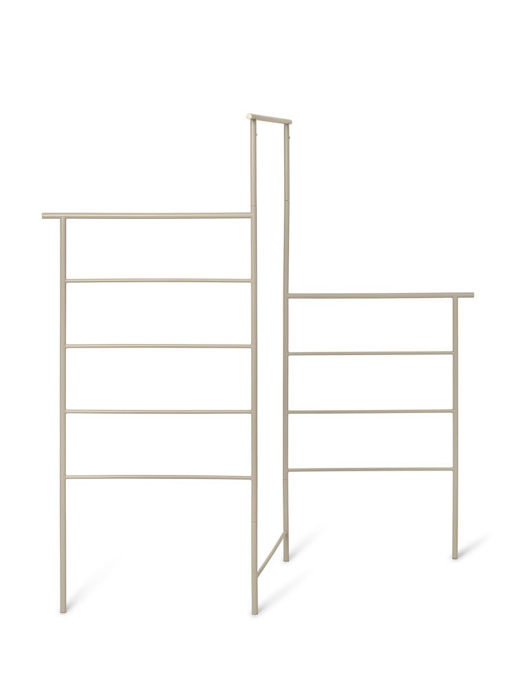 FERM LIVING Dora Clothes Stand - Foldable Wooden Garment Rack for Drying and Organizing Clothes | Perfect for Bedroom, Laundry Room & Small Spaces