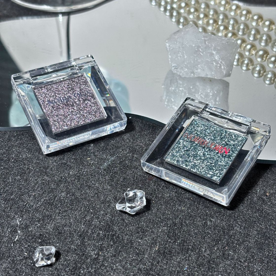 NOIRICORN Multi Chrome Eyeshadow Palette - 12 Vibrant Colors, Long-Lasting & Highly Pigmented - Perfect for Party, Wedding & Special Occasion Makeup