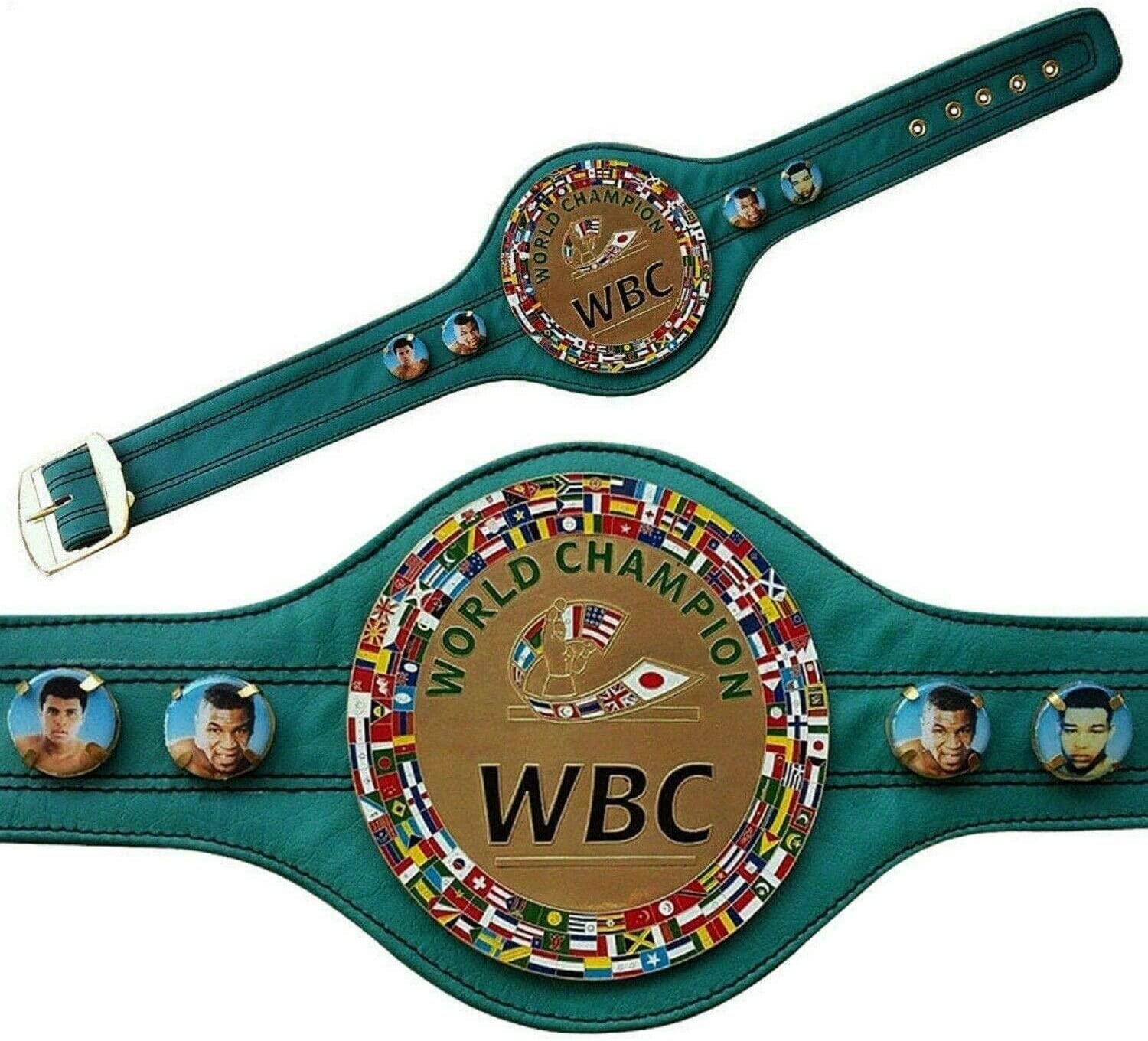 Mini Replica Boxing Championship Belts Set - WBC WBA WBO IBF IBO Titles | Perfect for Boxing Fans, Collectors, and Sports Memorabilia Displays