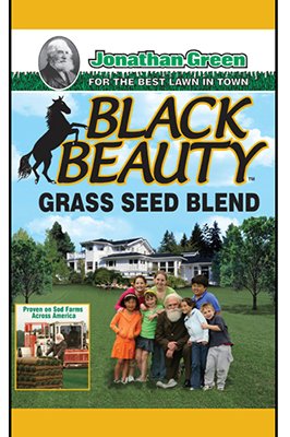 JONATHAN GREEN & SONS 10315 Black Beauty Grass Seed - 25 lb Bag | Premium Lawn Care for Home, Golf Courses & Sports Fields