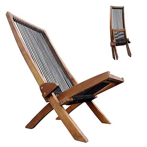 Folding Roping Wood Chair
