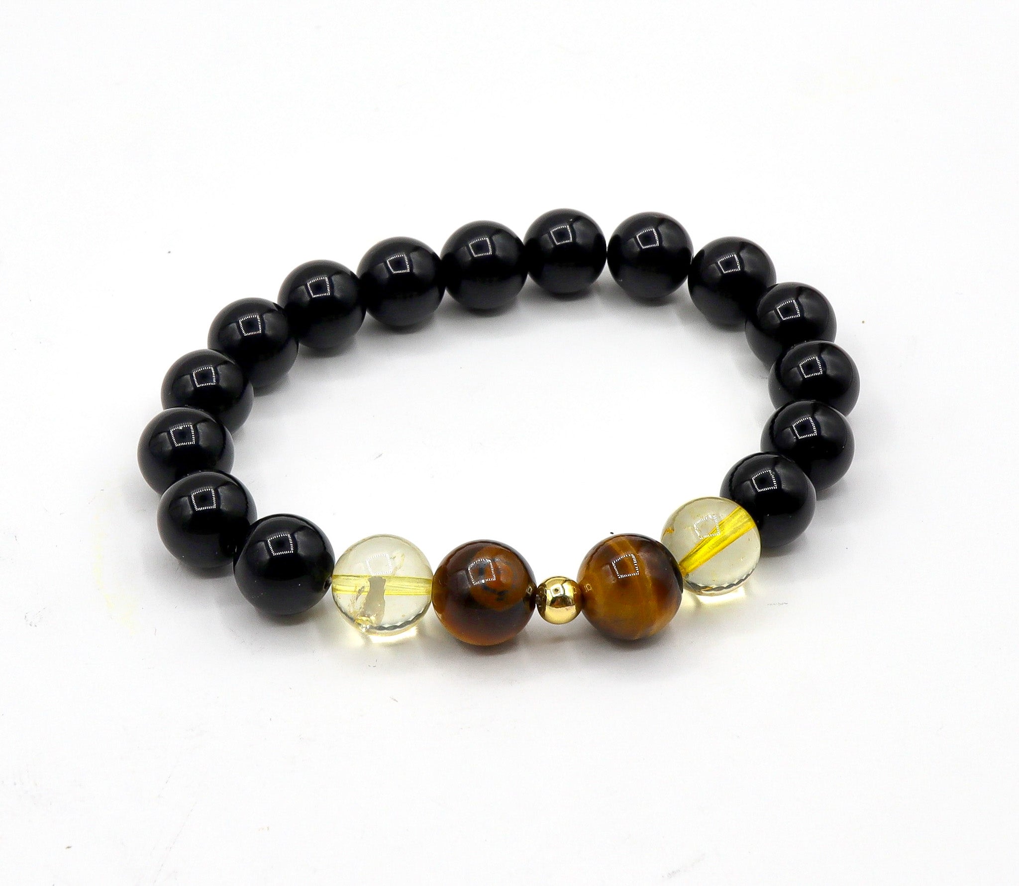 Leo Zodiac Bracelet - Tiger's Eye & Citrine Beaded Bracelet for Men & Women - Perfect for Astrology Lovers, Birthday Gifts & Spiritual Healing Jewelry