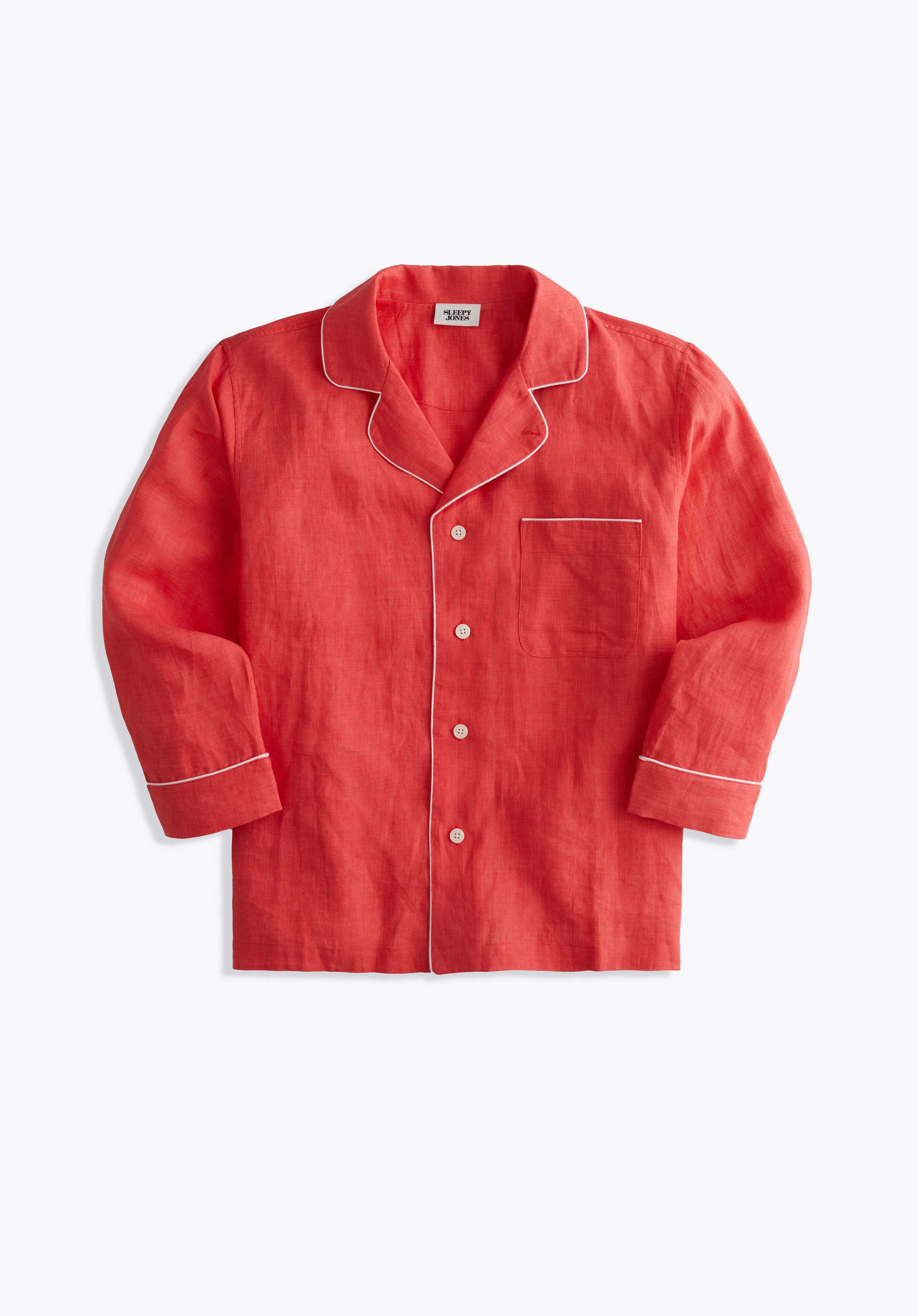 Washed Red Linen