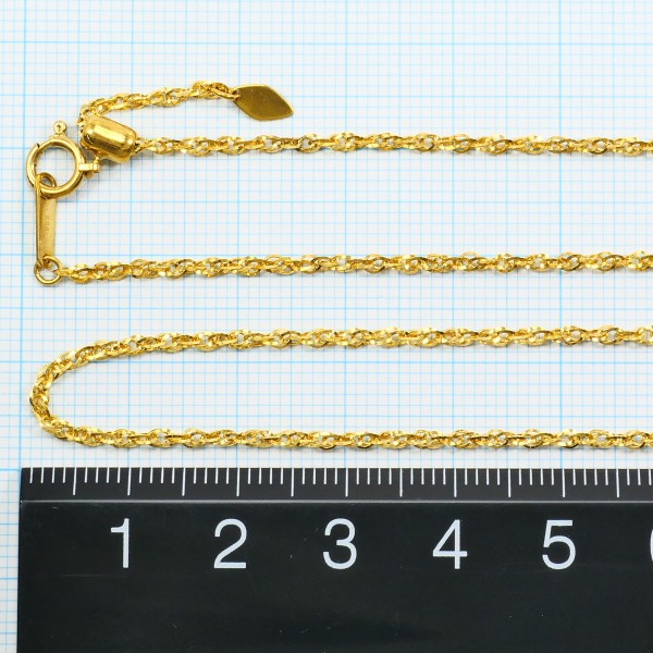 24K Yellow Gold Necklace for Women - Elegant 18 Inch Solid Gold Chain Jewelry - Perfect for Gifts, Anniversaries & Special Occasions