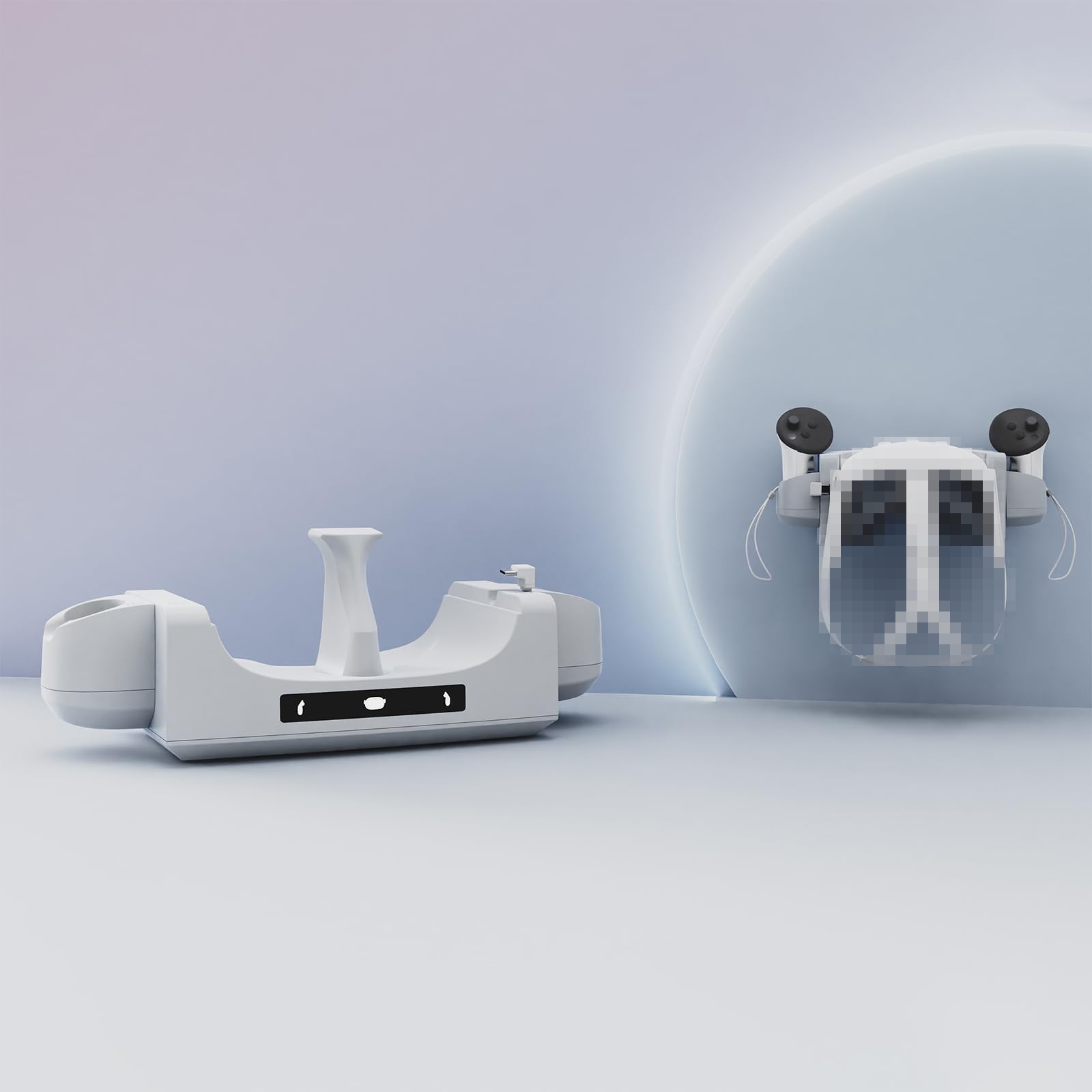 Docooler Charging Dock Stand for Meta Quest 3 VR Headset - Fast Charging Station with Stable Base - Perfect for Gaming, Movies & Virtual Reality Experiences