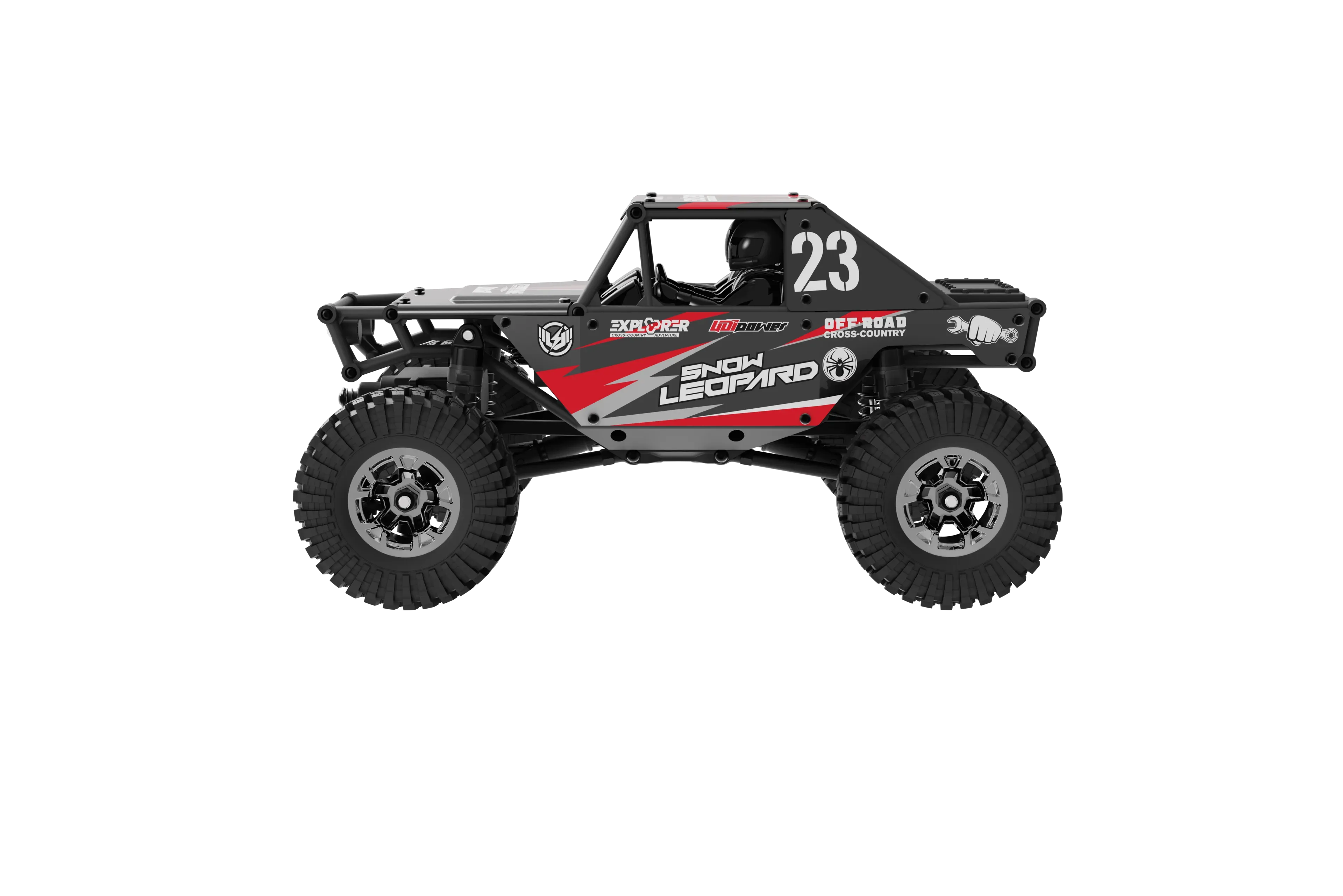 UDIRC UCX2405 1/24 Scale 4WD RC Rock Crawler Car with Brushed Motor - Ready to Run (RTR) - Perfect for Indoor Off-Road Racing and Backyard Crawling Adventures