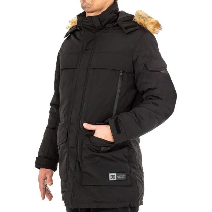 DC Bamberg Men's Winter Parka Jacket - Waterproof, Windproof, Insulated - Perfect for Outdoor Activities, Skiing, and Snowboarding